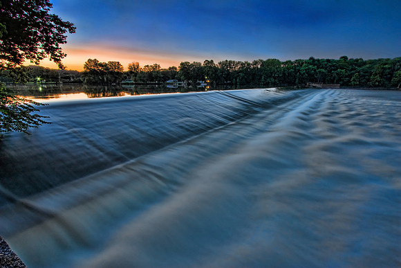 Lowell Dam Sunset